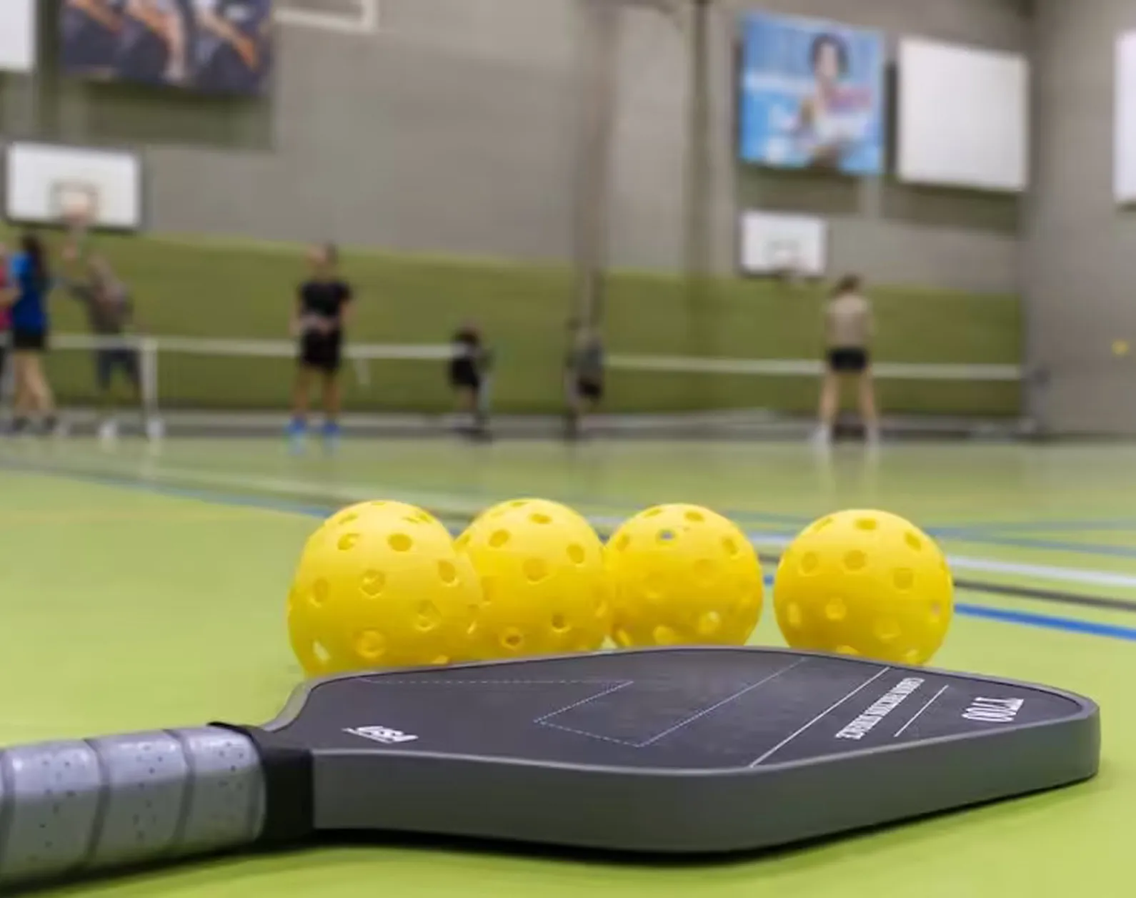 Picklebalballen op een bat